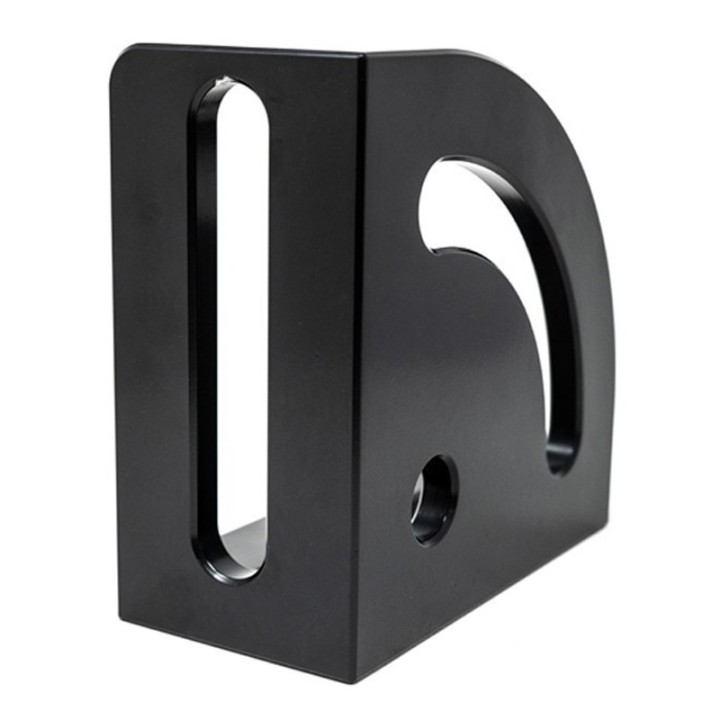 Squadra con angolo di rotazione 200x200mm GPPH per tavoli saldatura SteelExpert, spessore 25mm, fori 28mm