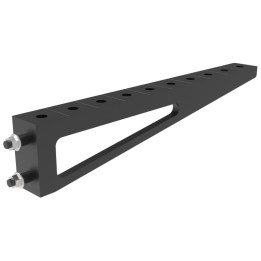 Prolunga 1000x100mm per tavolo da saldatura SteelExpert GPPH, spessore 25mm, fori 28mm