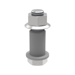 Perno di montaggio GPPH per tavoli saldatura SteelExpert, spessore 25mm, fori 28mm