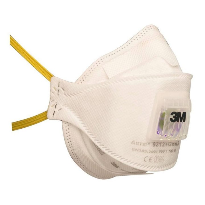 Mascherina monouso per saldatura 3M Aura 9312+Gen3 FFP1 con valvola