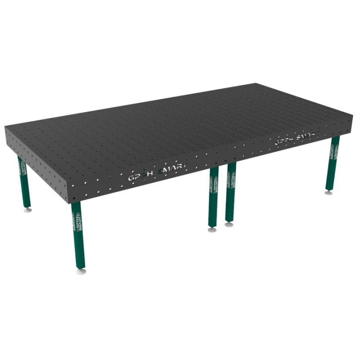 Tavolo saldatura Smart GPPH spessore 12mm, fori 16mm, dimensioni da 1,5 a 3 metri