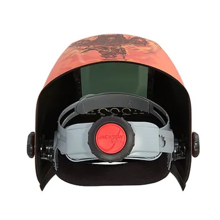 Maschera per saldatura Jackson Safety Hellfire con ADF 100x92mm protezione DIN 3, 5-13