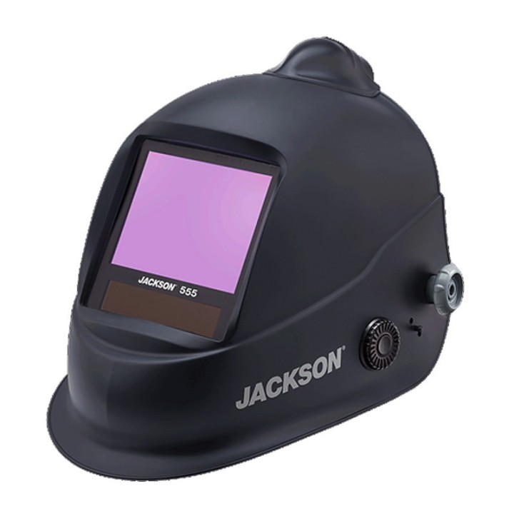 Maschera per saldatura Jackson Safety Translight+ 555 autoscurante DIN 3/5-14 e respiratore Airmax+