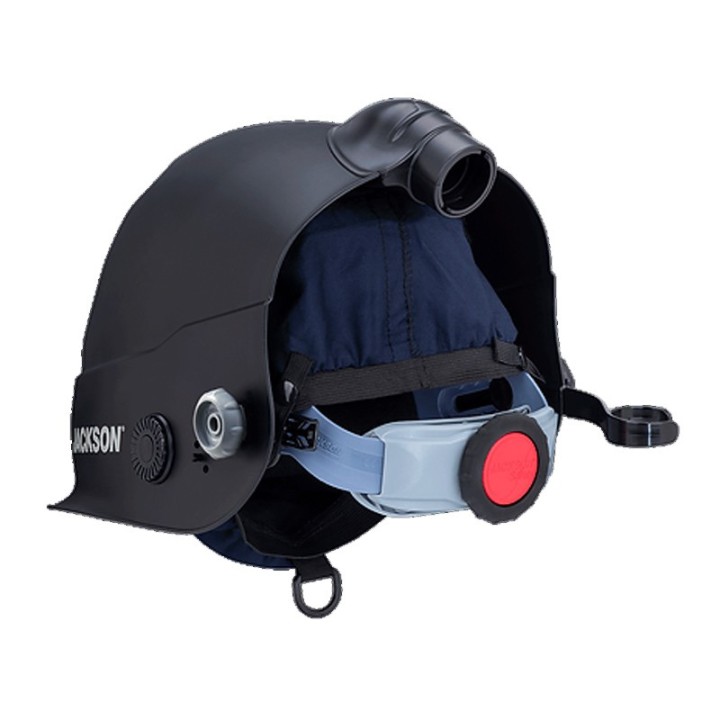 Maschera per saldatura Jackson Safety Translight+ 555 autoscurante DIN 3/5-14 e respiratore Airmax+