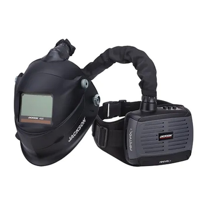 Maschera per saldatura Jackson Safety Translight Flip 455 autoscurante DIN 5-8, 9-13 e respiratore Airmax+