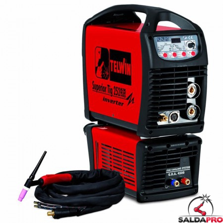 Saldatrice Inverter SUPERIOR TIG 252 AQUA AC DC - HF LIFT 400V