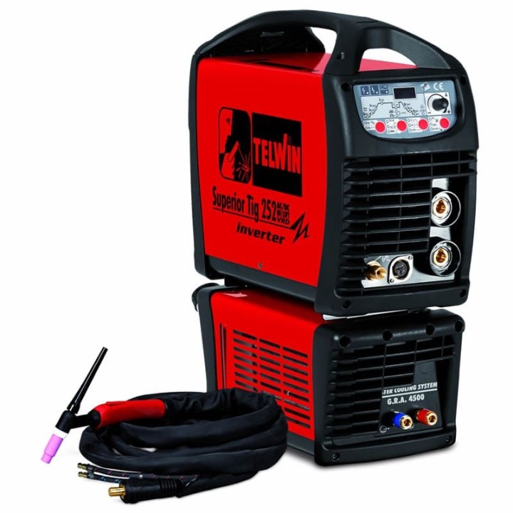 Saldatrice Inverter SUPERIOR TIG 252 AQUA AC DC - HF LIFT 400V