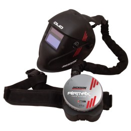 Maschera per saldatura Jackson Safety Duo autoscurante DIN 4/9-13 con respiratore Airmax