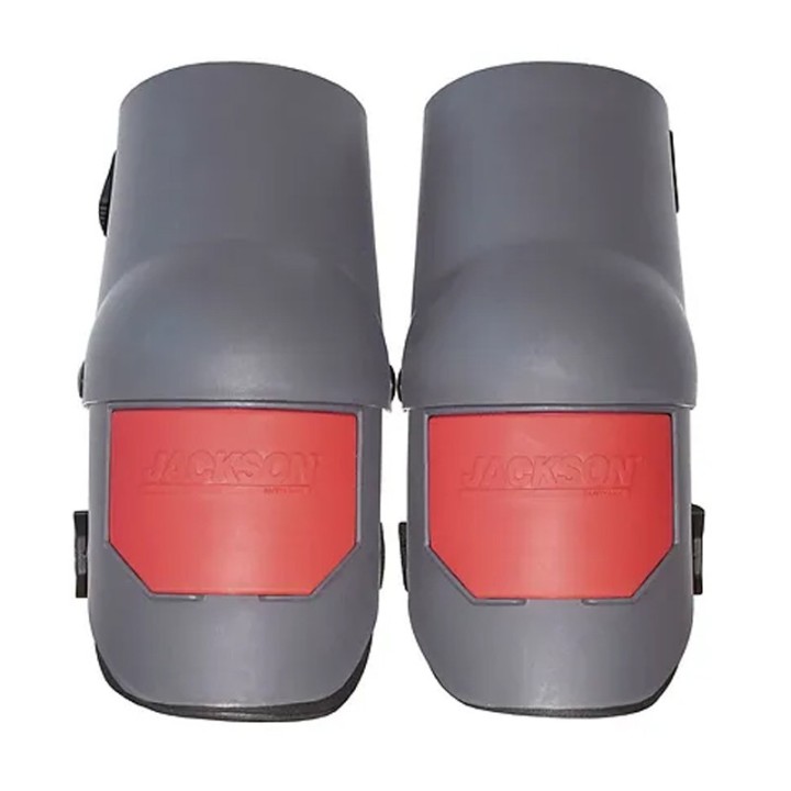 Ginocchiere articolate Jackson Safety Ultra-Flex grigie con gusci esterni in plastica