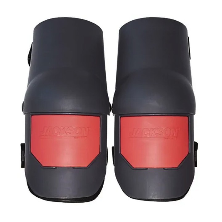 Ginocchiere articolate Jackson Safety Ultra-Flex nere con gusci esterni in plastica