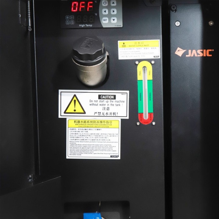 Saldatrice laser fibra manuale Jasic Evolve LS-15000F singolo filo spessore saldatura 0,5-5mm, 1500W