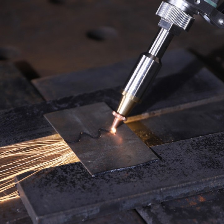 Saldatrice laser fibra manuale Jasic Evolve LS-15000F singolo filo spessore saldatura 0,5-5mm, 1500W