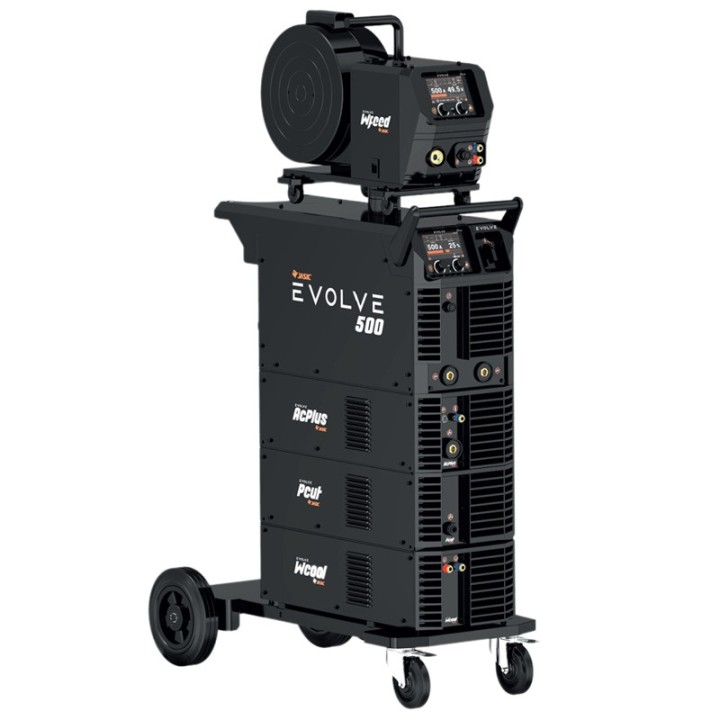 Saldatrice multiprocesso modulare MIG-MMA Jasic Evolve MIG500P N3D1 sinergica doppio pulsato, 40-500A