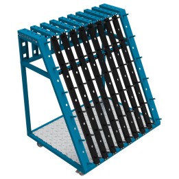 Carrello porta attrezzi GPPH 1000x800x1130mm per accessori tavoli saldatura fori 16mm