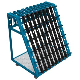 Carrello porta attrezzi GPPH 1000x800x1130mm per accessori tavoli saldatura fori 28mm
