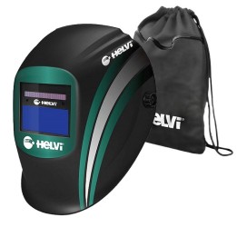 Maschera saldatura Helvi Vision 2.1 True Color autoscurante a protezione variabile DIN 9-13 con sacco portacasco