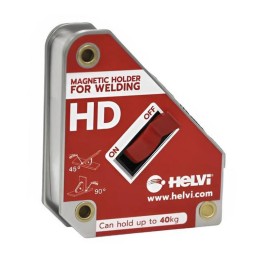 Supporto magnetico ancolare per saldatura Helvi con interruttore on/off, portata 40Kg