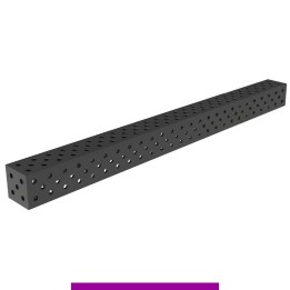 Blocco di collegamento 2400x200x200mm per tavoli saldatura GPPH SteelExpert fori 28mm griglia diagonale