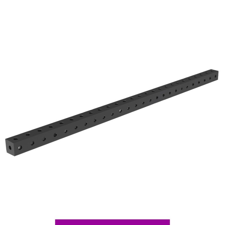 Blocco di collegamento 3000x100x100mm per tavoli saldatura GPPH SteelExpert, fori 28mm