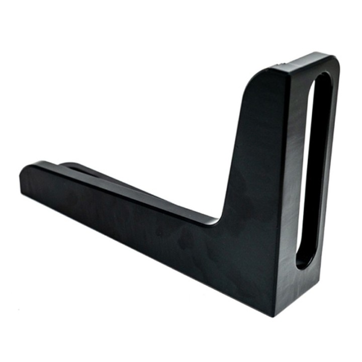 Squadra di battuta 300x190mm sinistra GPPH per tavoli saldatura SteelMax, spessore 15mm, fori 28mm