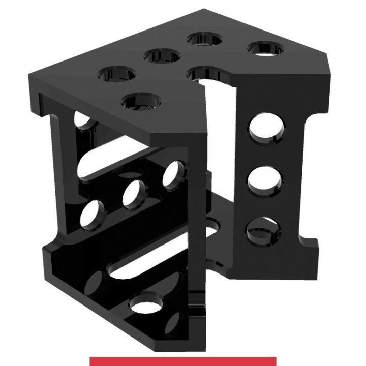 Blocco multifunzione GPPH per tavoli saldatura SteeMax, spessore 15mm, fori 28mm