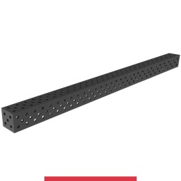 Blocco di collegamento 3000x200x200mm per tavoli saldatura GPPH SteelMax, spessore 15mm fori 28mm griglia diagonale