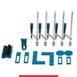 Set 25 accessori di serraggio per tavoli saldatura SteelMax GPPH, fori 28mm