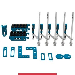 Set 36 accessori di serraggio per tavoli saldatura SteelMax GPPH, fori 28mm