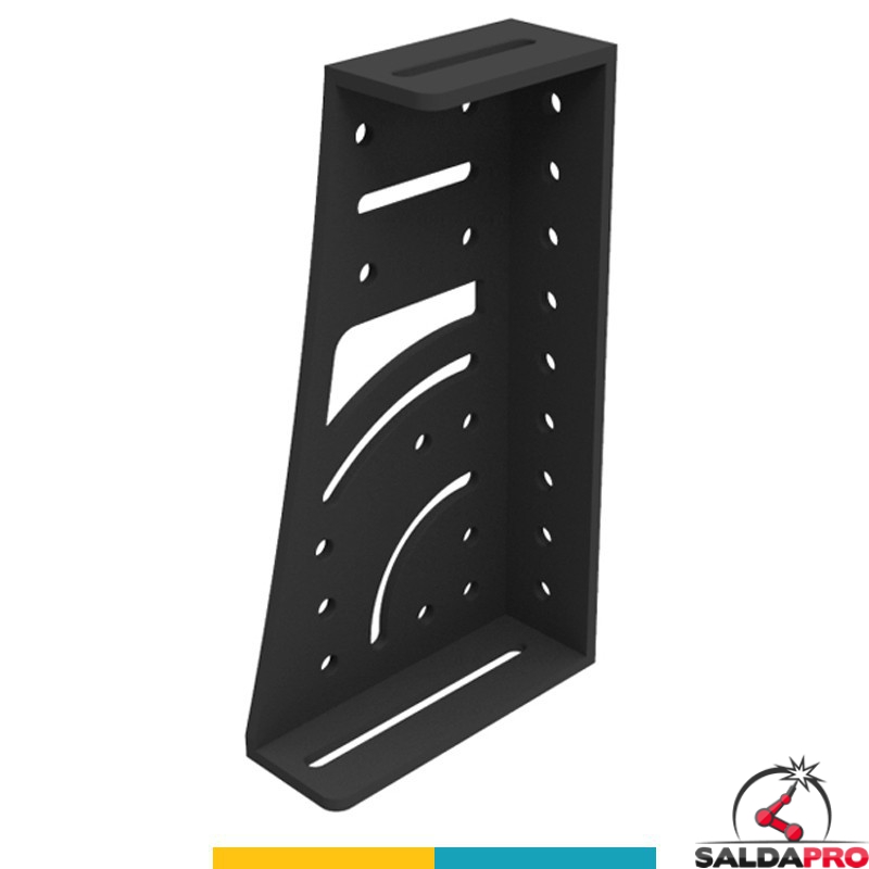 Squadra di battuta 275x500x175x100mm sinistra GPPH per tavoli saldatura SteelPlus-SteelEco, spessore 12mm, fori 16mm Squadra di battuta 275x500x175x100mm sinistra GPPH per tavoli saldatura SteelPlus-SteelEco, spessore 12mm, fori 16mm