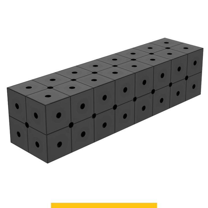 Blocco di collegamento 800x200x200mm per tavoli saldatura GPPH SteelPlus, spessore 12mm fori 16mm griglia diagonale
