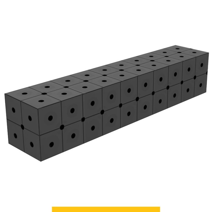 Blocco di collegamento 1000x200x200mm per tavoli saldatura GPPH SteelPlus, spessore 12mm fori 16mm griglia diagonale