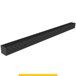 Blocco di collegamento 3000x200x200mm per tavoli saldatura GPPH SteelPlus, spessore 12mm fori 16mm griglia diagonale