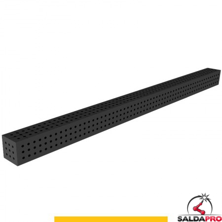 Blocco di collegamento 3000x200x200mm per tavoli saldatura GPPH SteelPlus, spessore 12mm fori 16mm griglia 50x50mm