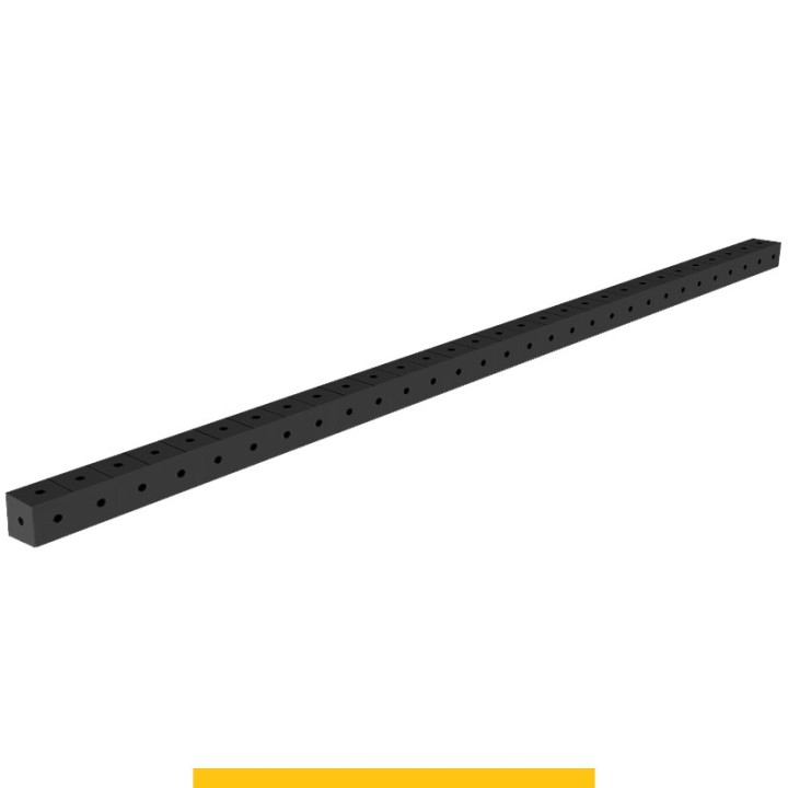 Blocco di collegamento 3000x100x100mm per tavoli saldatura GPPH SteelPlus, spessore 12mm fori 16mm griglia 100x100mm