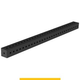 Blocco di collegamento 1500x100x100mm per tavoli saldatura GPPH SteelPlus, spessore 12mm fori 16mm griglia 50x50mm