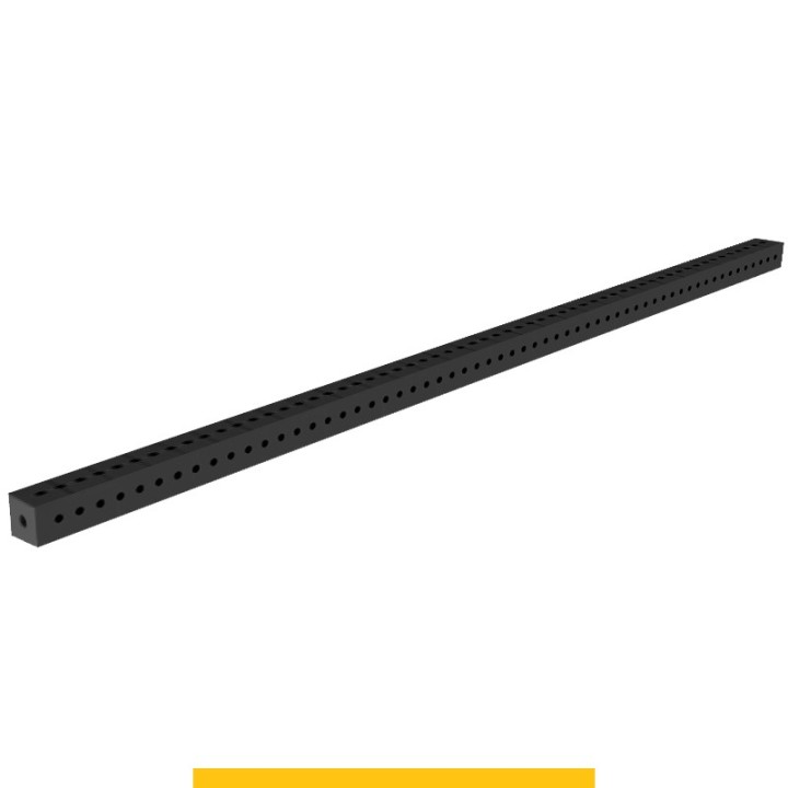 Blocco di collegamento 3000x100x100mm per tavoli saldatura GPPH SteelPlus, spessore 12mm fori 16mm griglia 50x50mm