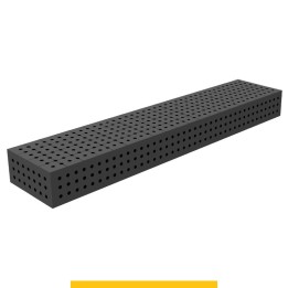 Blocco di collegamento 2000x400x200mm per tavoli saldatura GPPH SteelPlus, spessore 12mm fori 16mm griglia 50x50mm