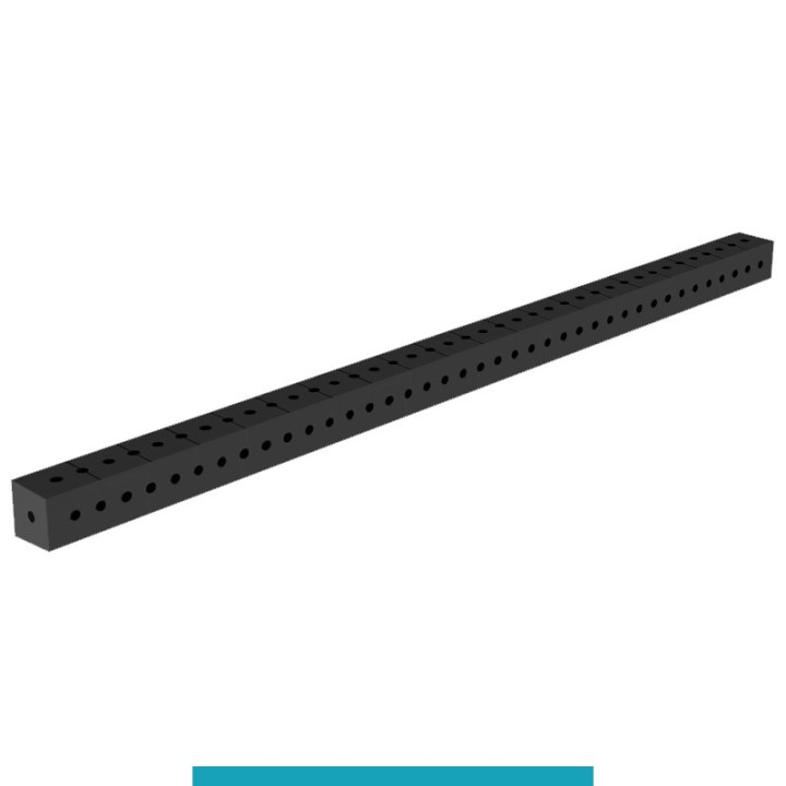 Blocco di collegamento 2000x100x100mm per tavoli saldatura GPPH SteelEco, spessore 8mm fori 16mm griglia 50x50mm