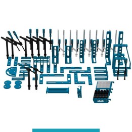 Set 84 accessori di serraggio per tavoli saldatura SteelEco GPPH, fori 16mm