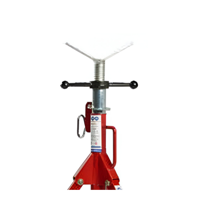 Cavalletto pieghevole con testa a V 1-1/2" per sostegno tubi Tag-Pipe