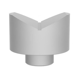 Prisma di sostegno Ø58, angolo 130° GPPH per tavoli saldatura fori 28mm
