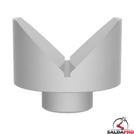 Prisma di sostegno Ø58, angolo 90° GPPH per tavoli saldatura fori 28mm