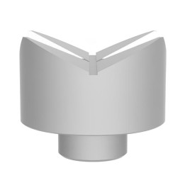 Prisma di sostegno Ø58, angolo 130-90° GPPH per tavoli saldatura fori 28mm