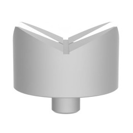 Prisma di sostegno Ø58, angolo 130-90° GPPH per tavoli saldatura fori 16mm