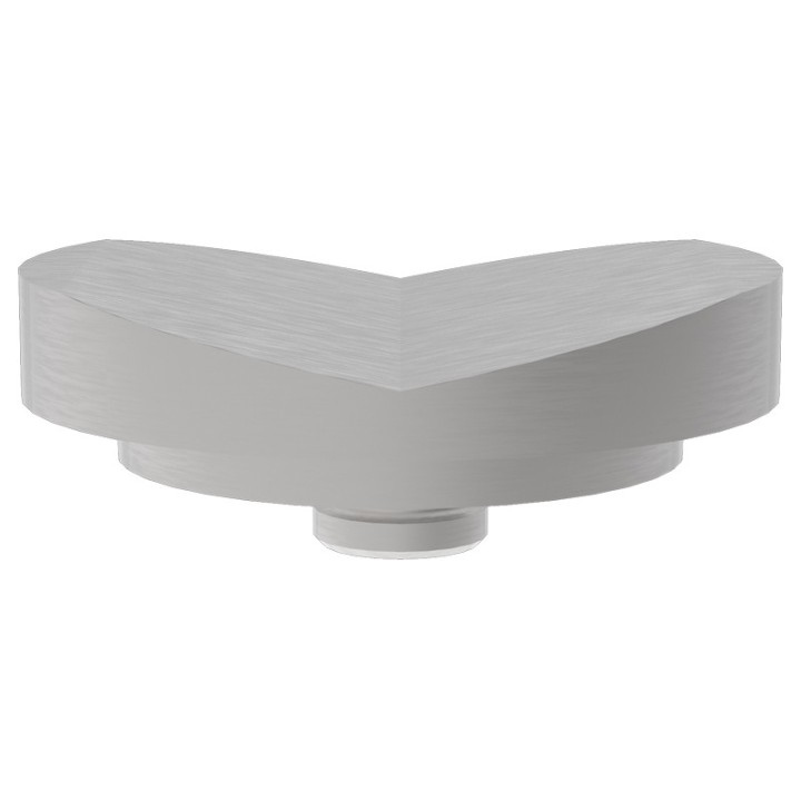 Prisma di sostegno Ø120, angolo 157° GPPH per tavoli saldatura fori 28mm