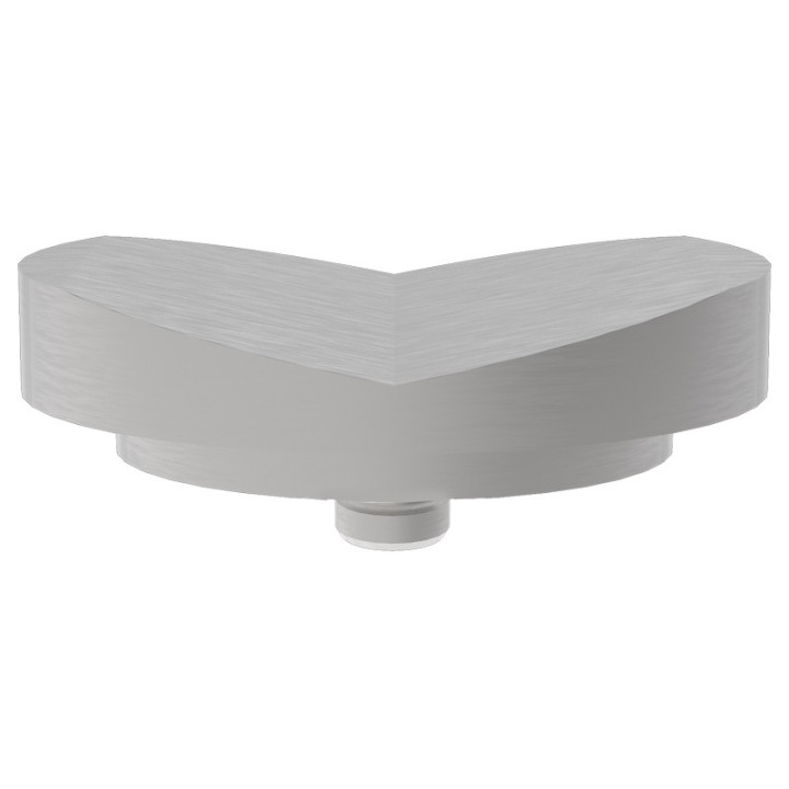 Prisma di sostegno Ø120, angolo 157° GPPH per tavoli saldatura fori 16mm