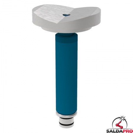 Prisma di sostegno Ø120, angolo 157° GPPH regolabile in altezza 170-230mm per tavoli saldatura fori 28mm