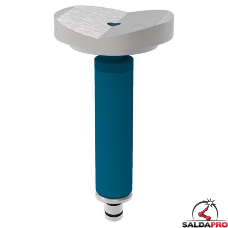 Prisma di sostegno Ø120, angolo 157° GPPH regolabile in altezza 170-230mm per tavoli saldatura fori 16mm