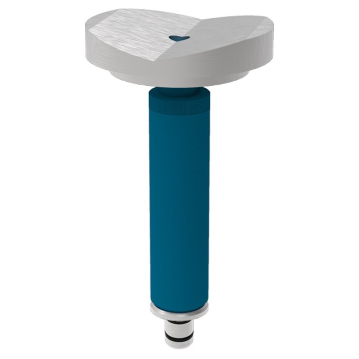 Prisma di sostegno Ø120, angolo 157° GPPH regolabile in altezza 170-230mm per tavoli saldatura fori 16mm