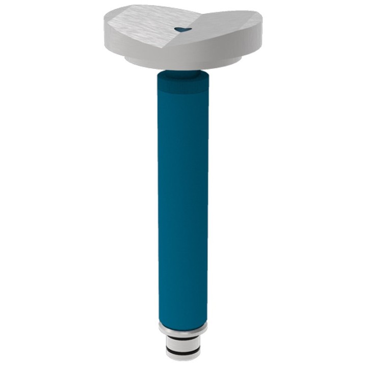 Prisma di sostegno Ø120, angolo 157° GPPH regolabile in altezza 230-290mm per tavoli saldatura fori 28mm
